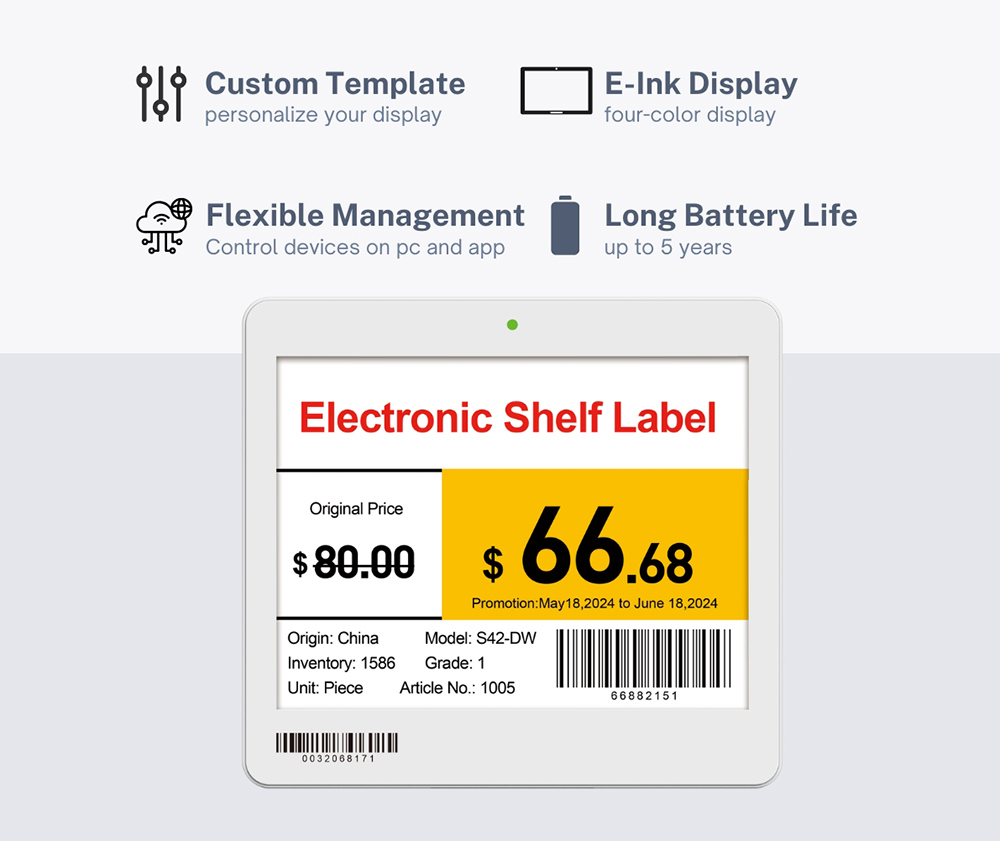 electronic shelf labels cost