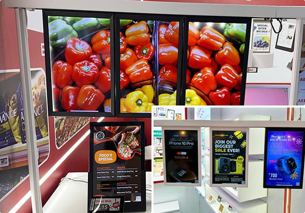 Choosing the Right Retail Signage Displays-A Complete In-Store LCD Display Guide